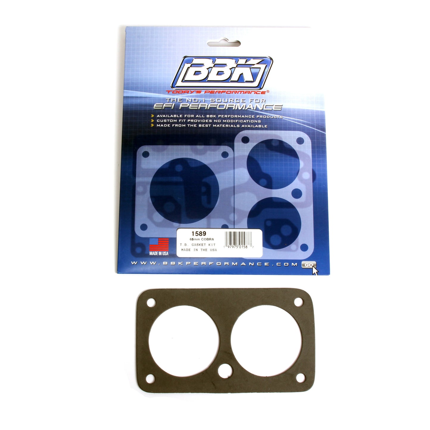 BBK THROTTLE BODY GASKET KIT FORD LIGHTNING/MUSTANG COBRA 4.6L 65MM
