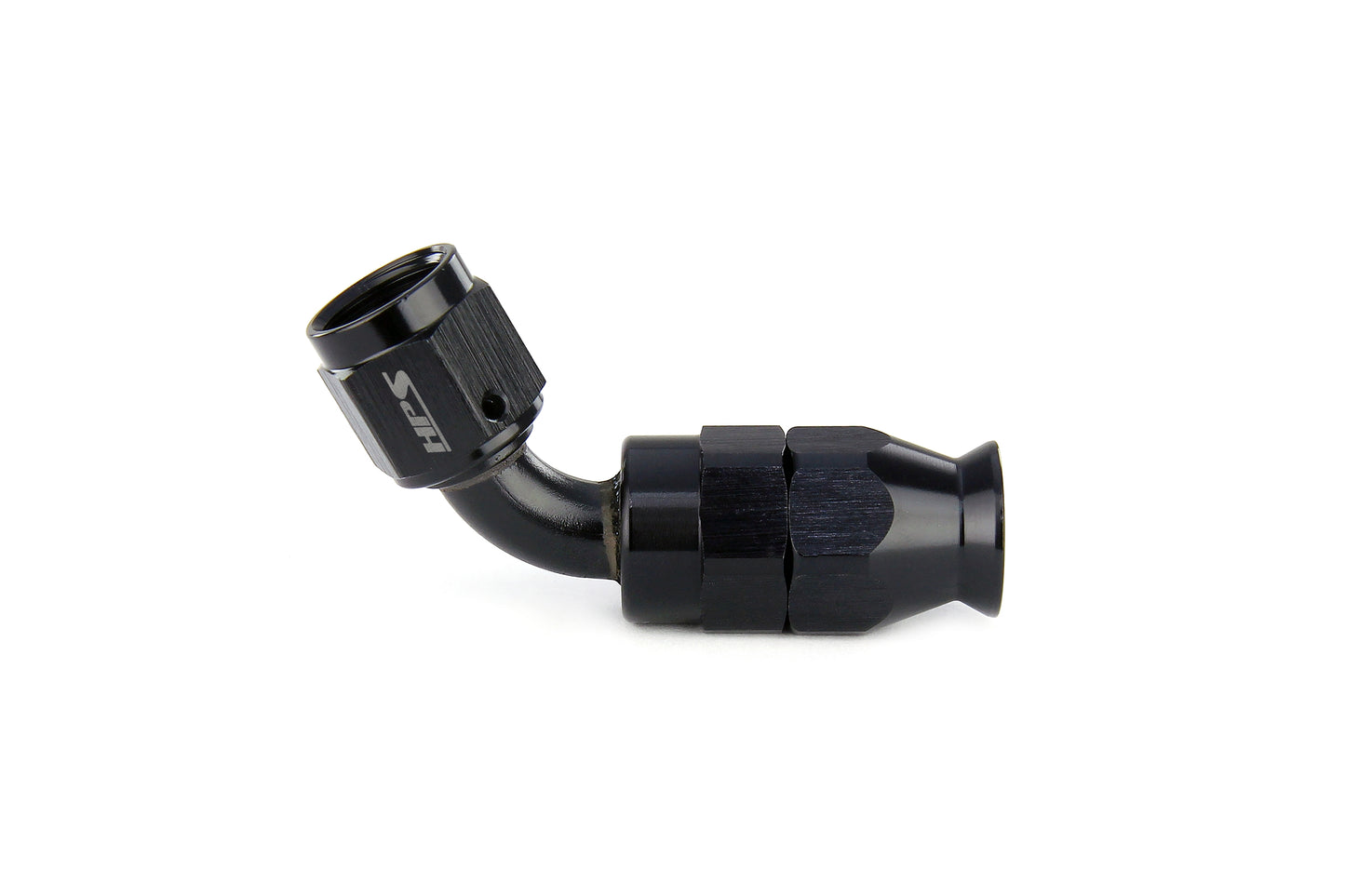 Reusable Hose End Fitting For Reinforced PTFE Hose Double Swivel.