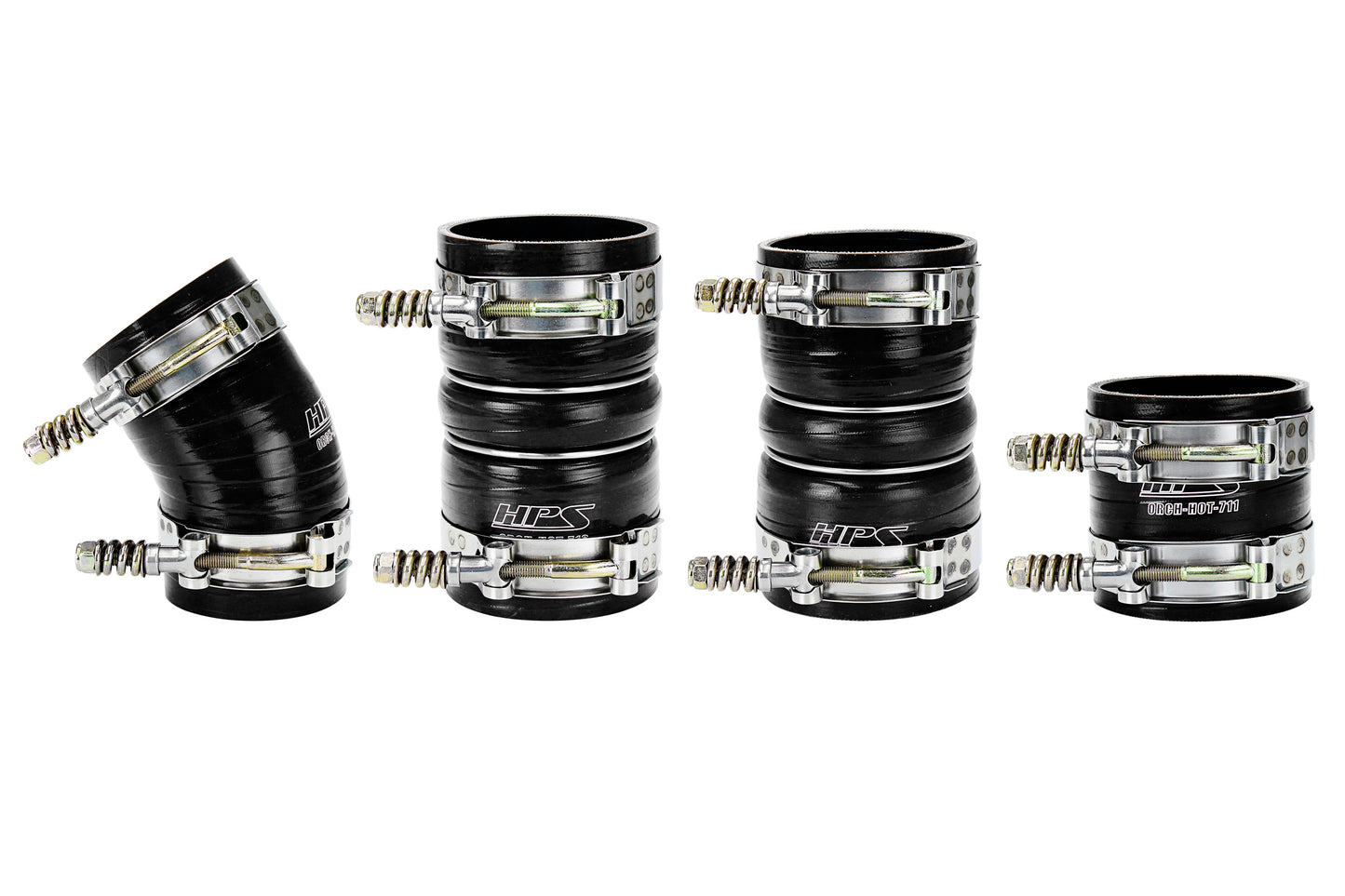 4-ply Reinforced Fluorolined Silicone Replaces OEM Rubber Intercooler Boots