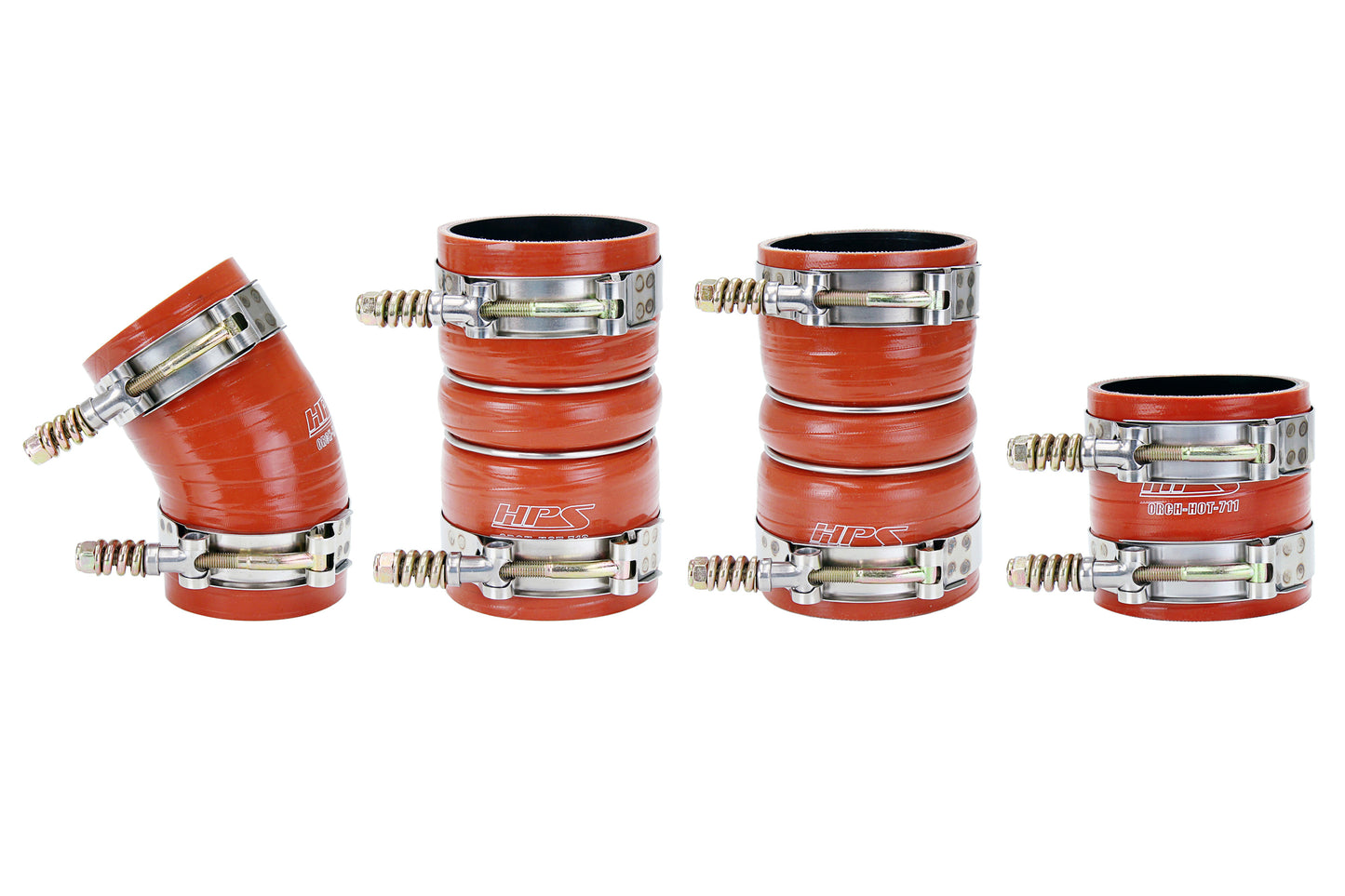 4-ply Reinforced Fluorolined Silicone Replaces OEM Rubber Intercooler Boots