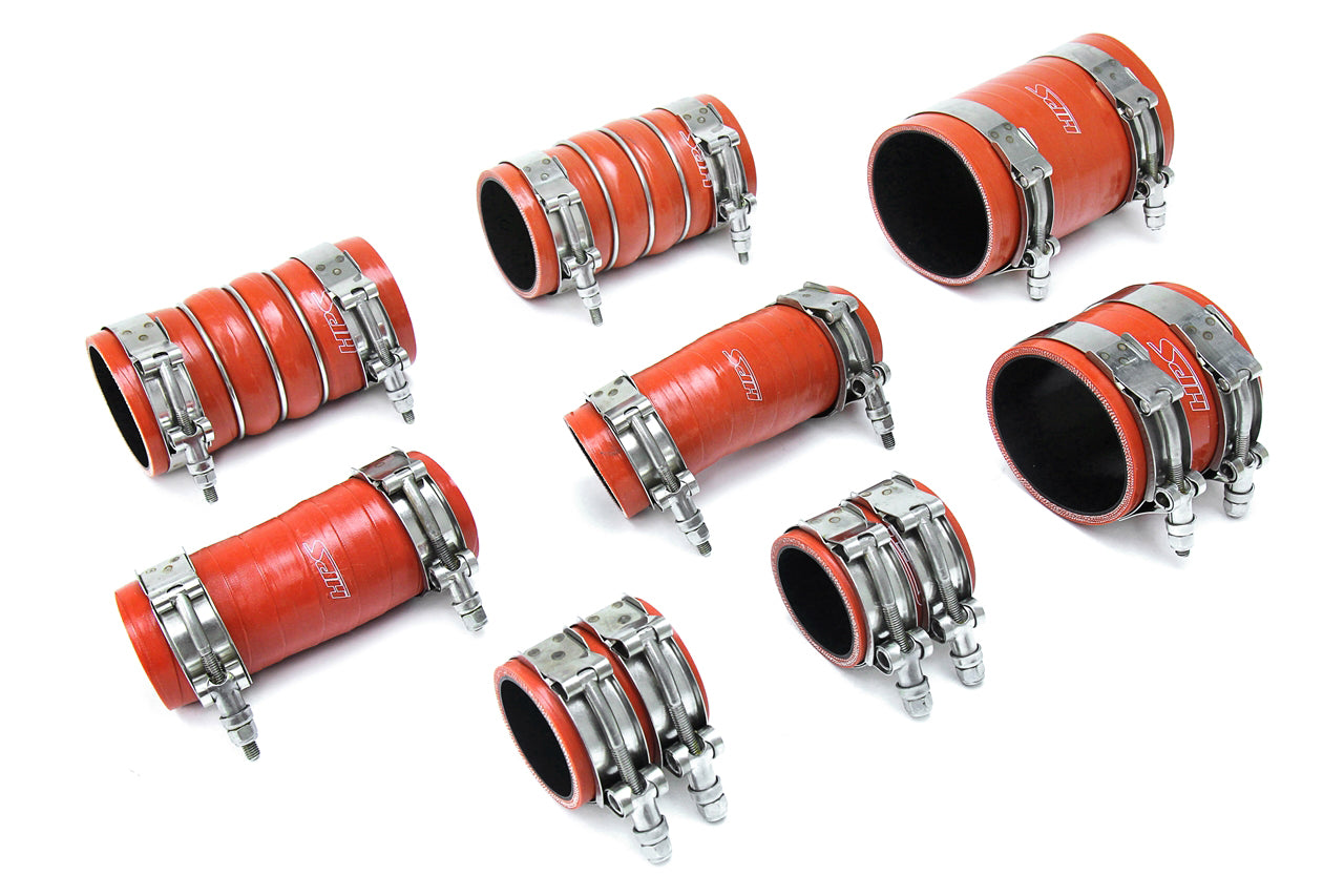 High Temp 4-ply Reinforced Silicone Replaces OEM Rubber Intercooler Turbo Boots