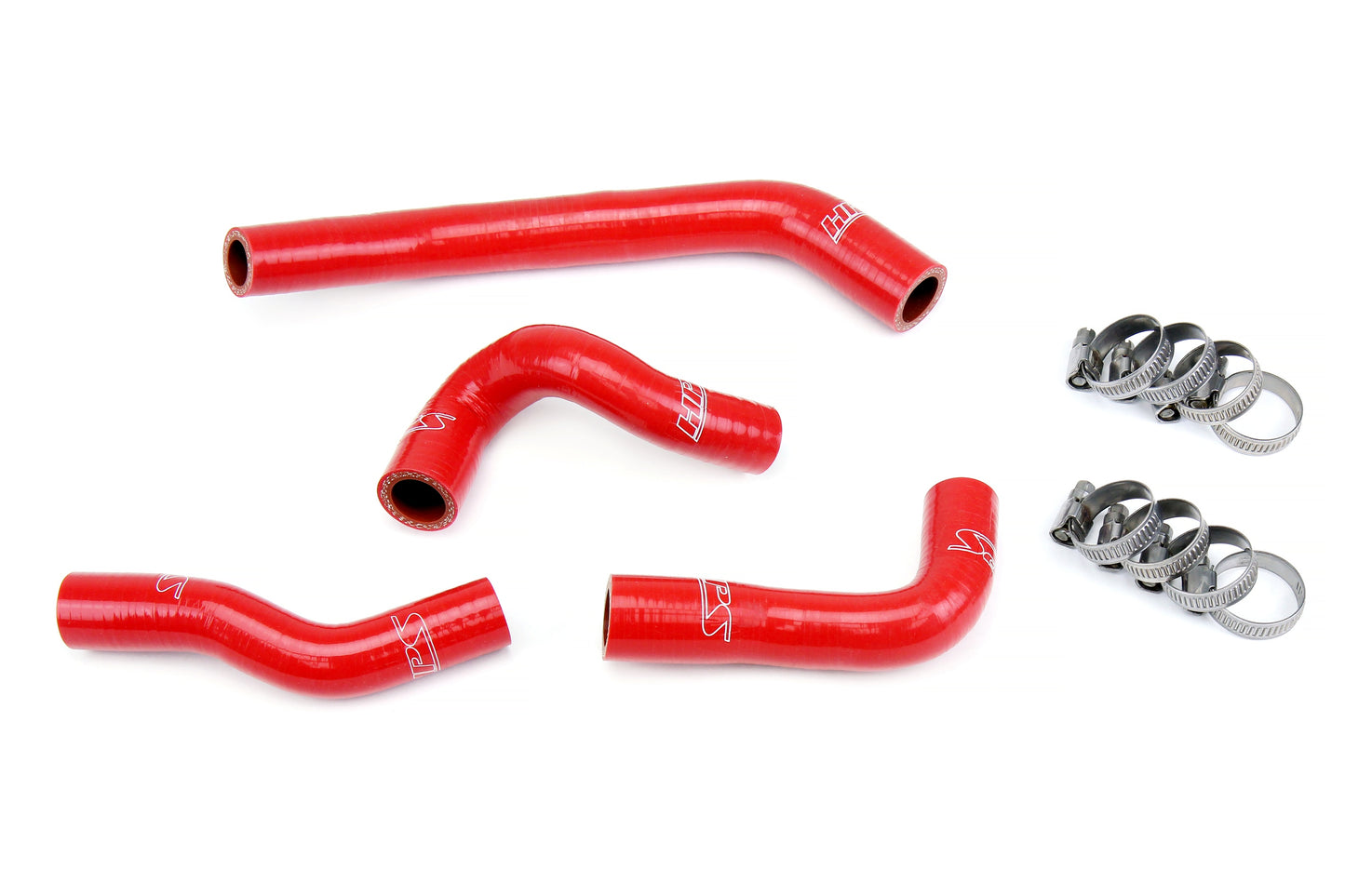 High Temp 3-ply Reinforced Silicone Replaces OEM Rubber Radiator Coolant Hoses.