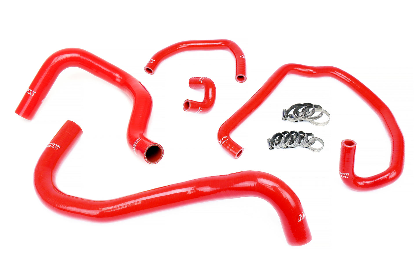 High Temp 3-ply Reinforced Silicone Replaces OEM Radiator And Heater Hoses.