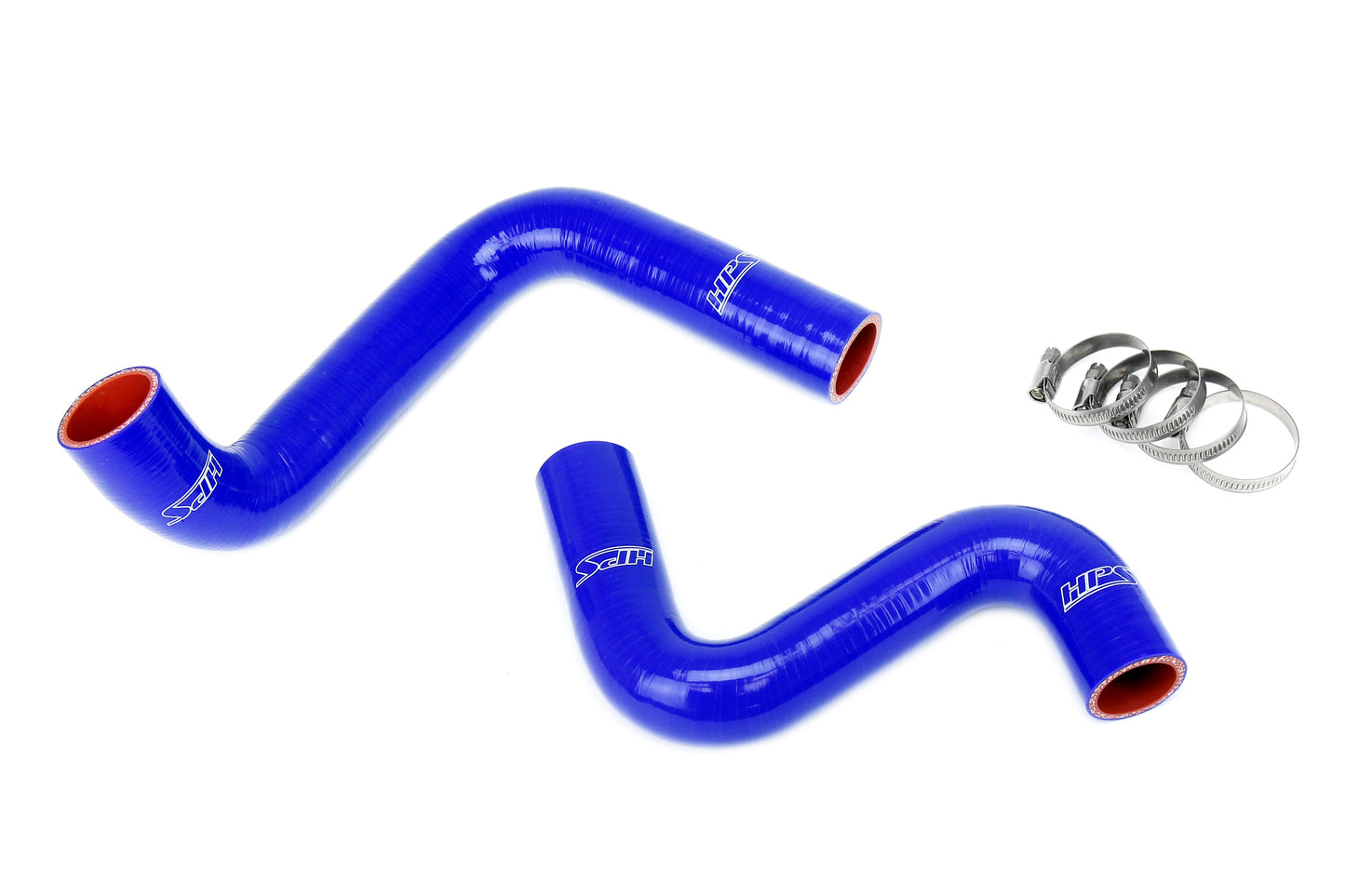High Temp 3-ply Reinforced Silicone Replaces OEM Rubber Radiator Coolant Hoses.