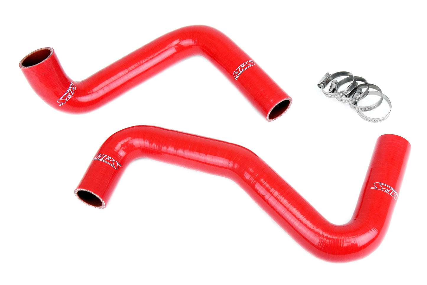 High Temp 3-ply Reinforced Silicone Replaces OEM Rubber Radiator Coolant Hoses.