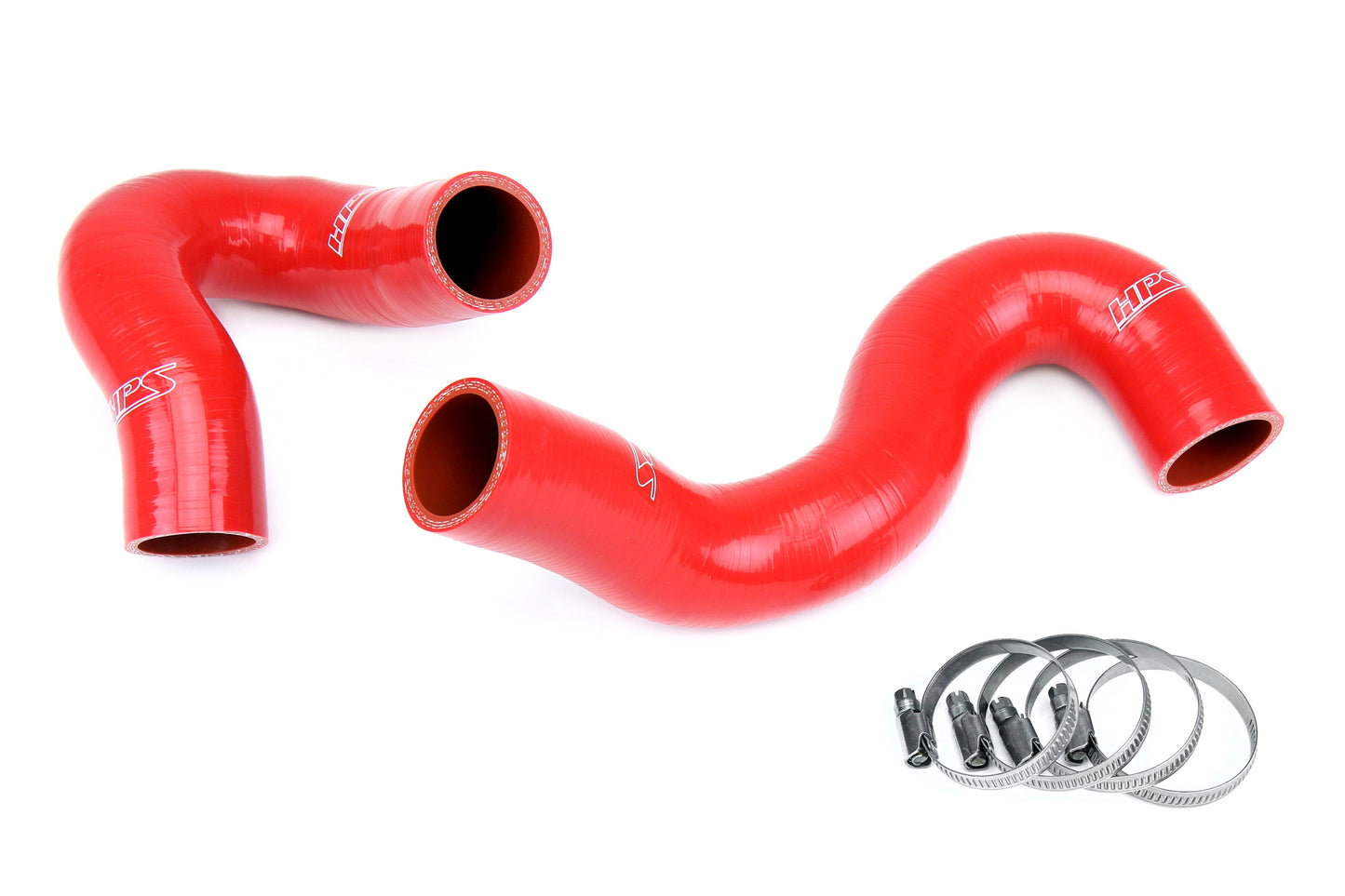 High Temp 3-ply Reinforced Silicone Replaces OEM Rubber Radiator Coolant Hoses.