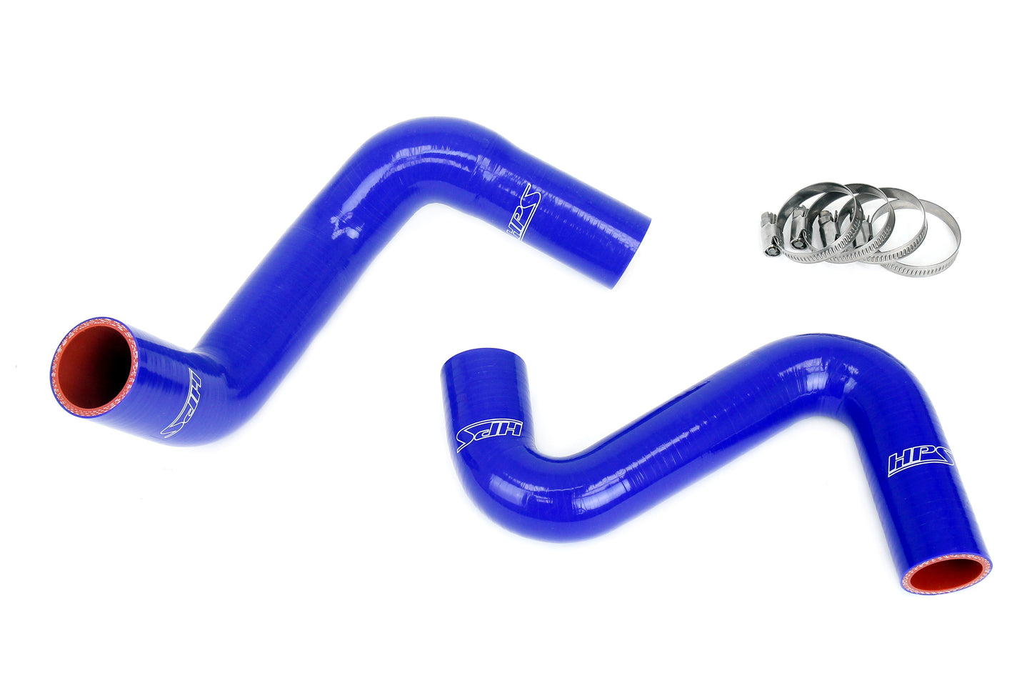 High Temp 3-ply Reinforced Silicone Replaces OEM Rubber Radiator Coolant Hoses.