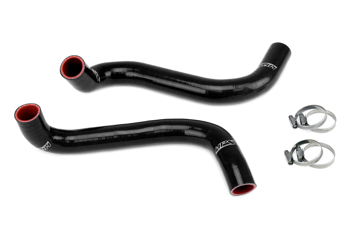 High Temp 3-ply Reinforced Silicone Replaces OEM Rubber Radiator Coolant Hoses.