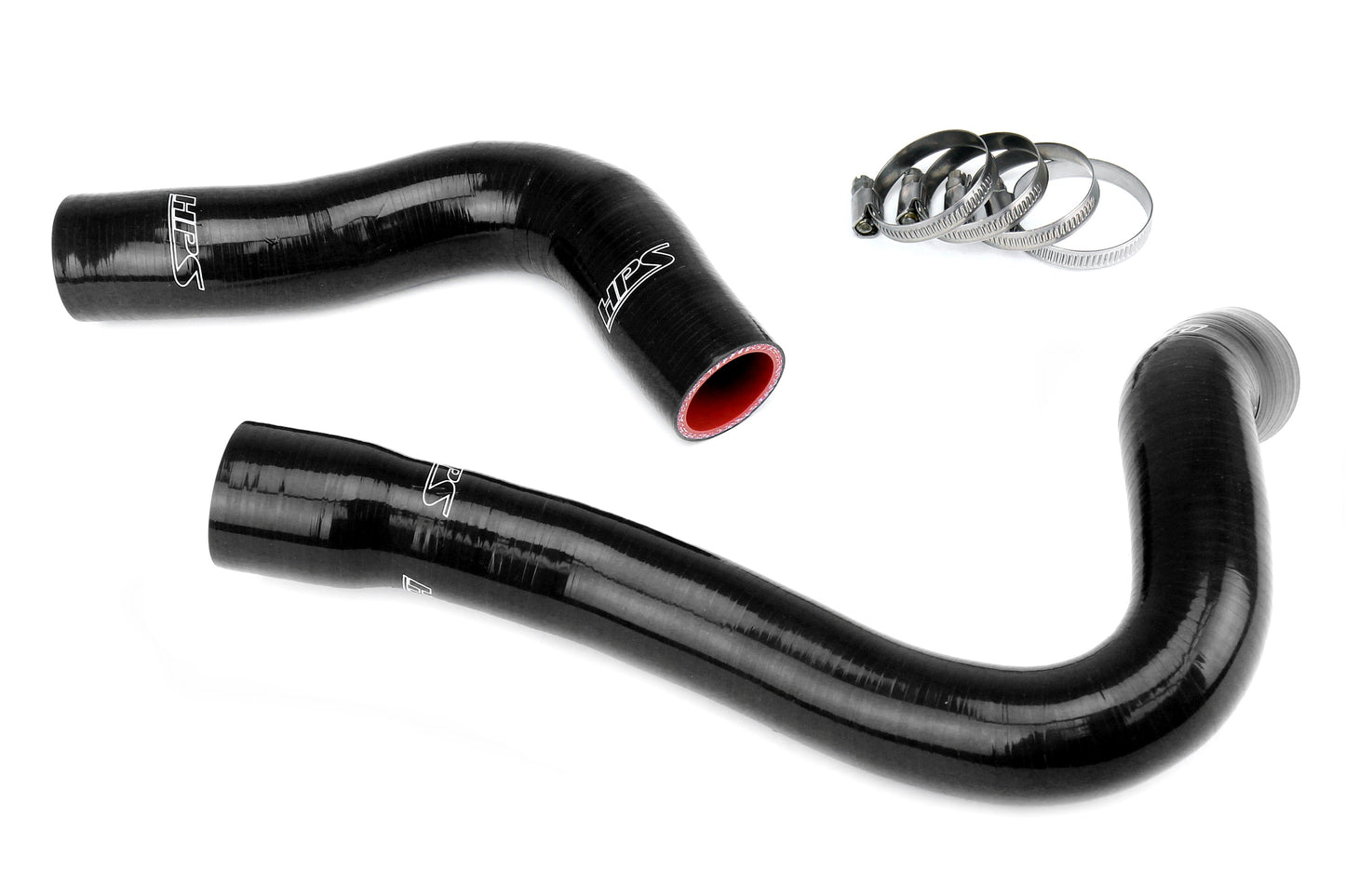 High Temp 3-ply Reinforced Silicone Replaces OEM Rubber Radiator Coolant Hoses.