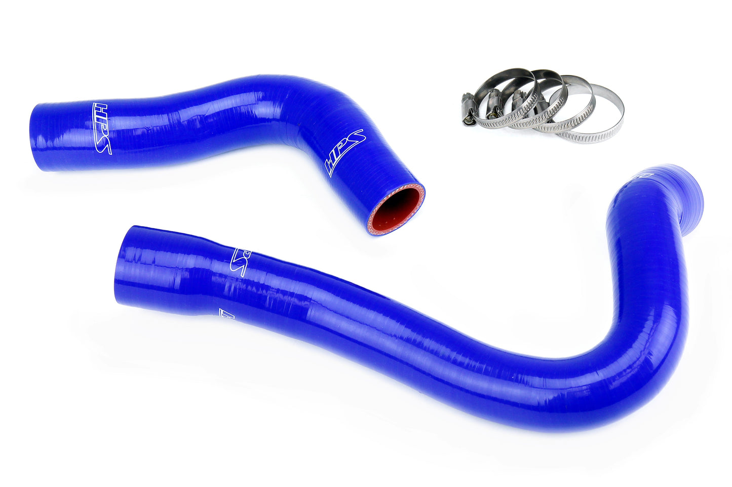 High Temp 3-ply Reinforced Silicone Replaces OEM Rubber Radiator Coolant Hoses.