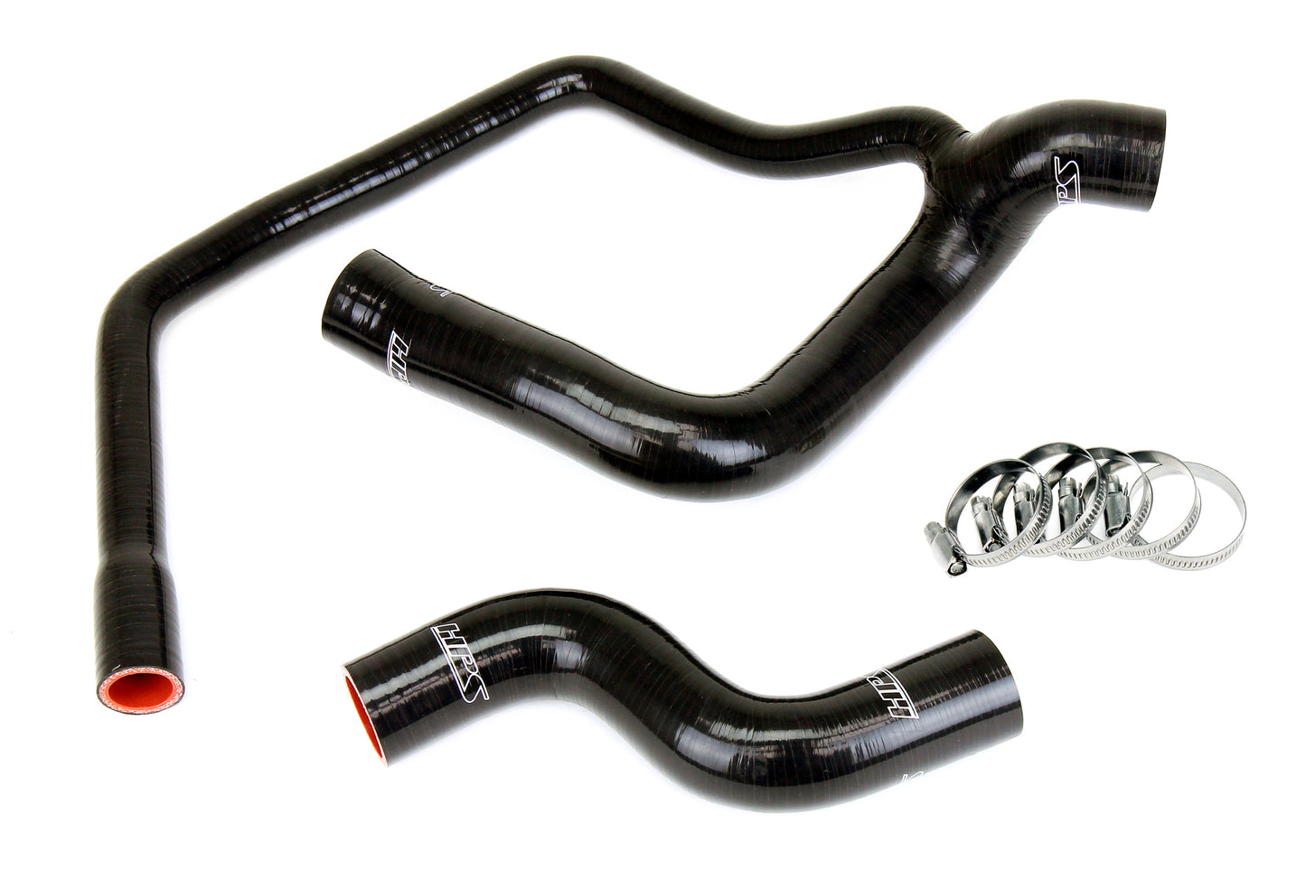 High Temp 3-ply Reinforced Silicone Replaces OEM Rubber Radiator Coolant Hoses.