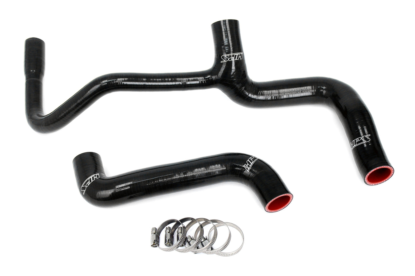 High Temp 3-ply Reinforced Silicone Replaces OEM Rubber Radiator Coolant Hoses.