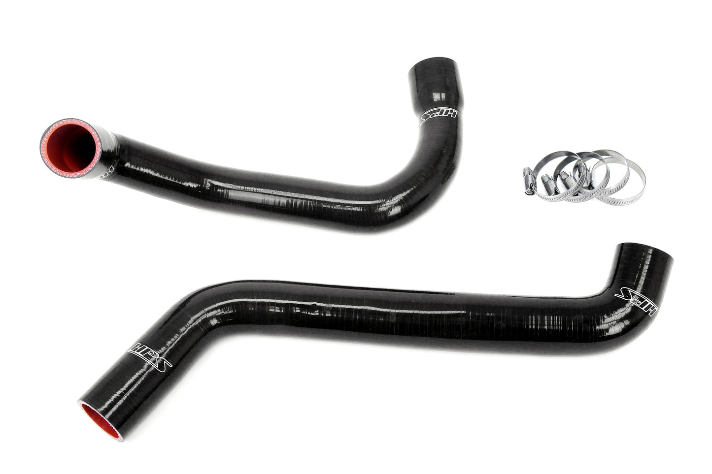 High Temp 3-ply Reinforced Silicone Replaces OEM Rubber Radiator Coolant Hoses.