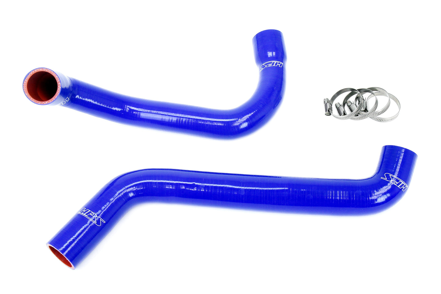 High Temp 3-ply Reinforced Silicone Replaces OEM Rubber Radiator Coolant Hoses.