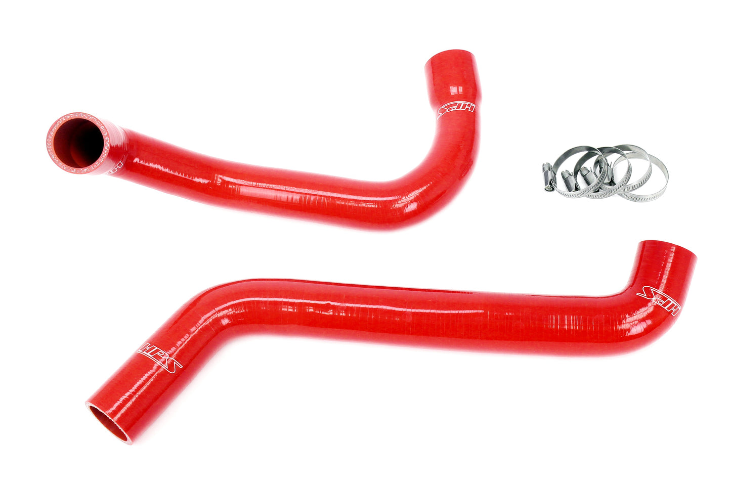 High Temp 3-ply Reinforced Silicone Replaces OEM Rubber Radiator Coolant Hoses.