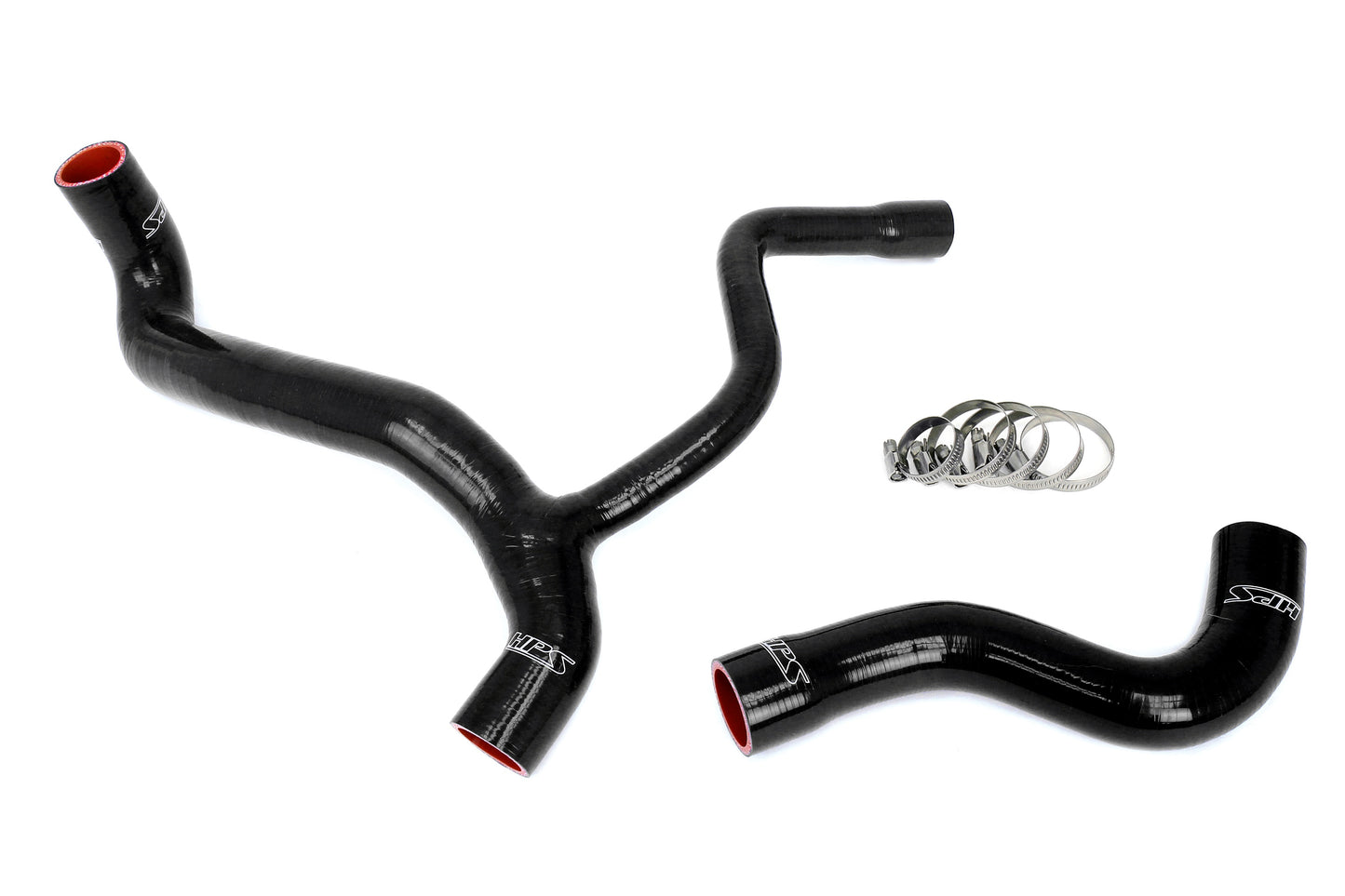 High Temp 3-ply Reinforced Silicone Replaces OEM Rubber Radiator Coolant Hoses.