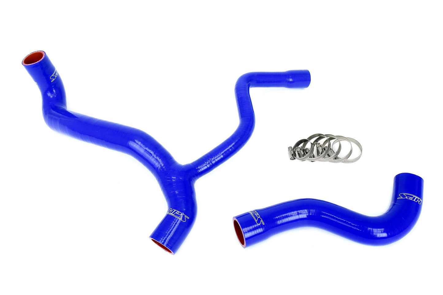 High Temp 3-ply Reinforced Silicone Replaces OEM Rubber Radiator Coolant Hoses.