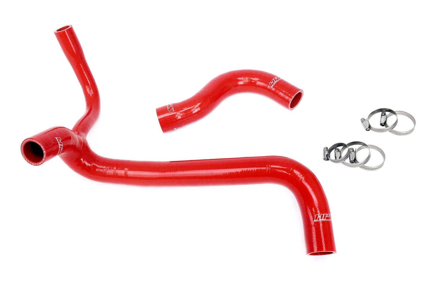 High Temp 3-ply Reinforced Silicone Replaces OEM Rubber Radiator Coolant Hoses.