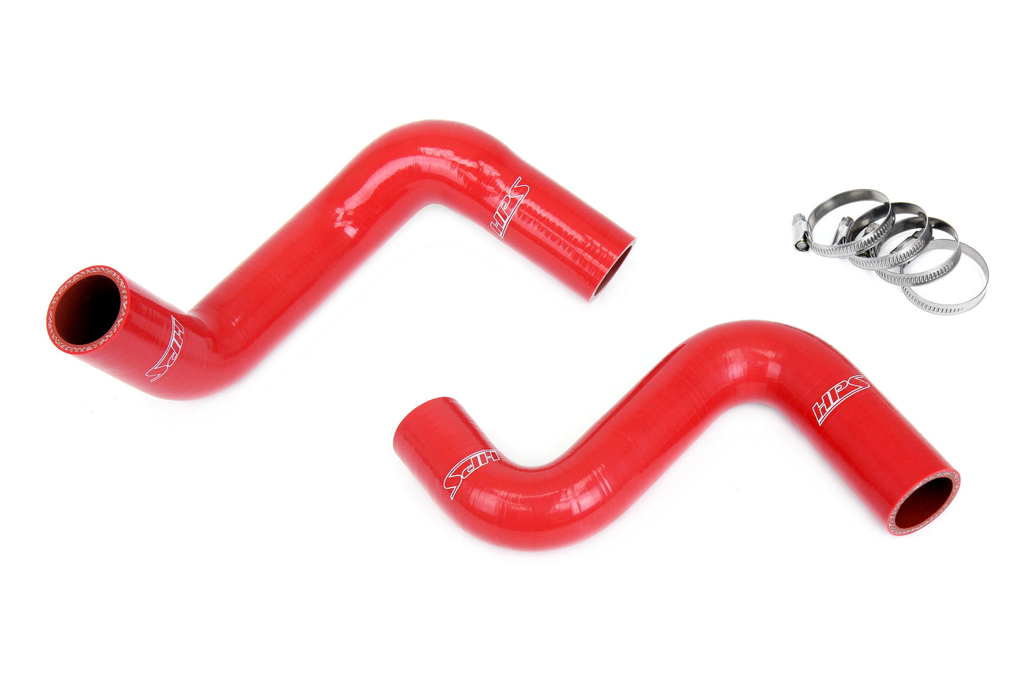 High Temp 3-ply Reinforced Silicone Replaces OEM Rubber Radiator Coolant Hoses.