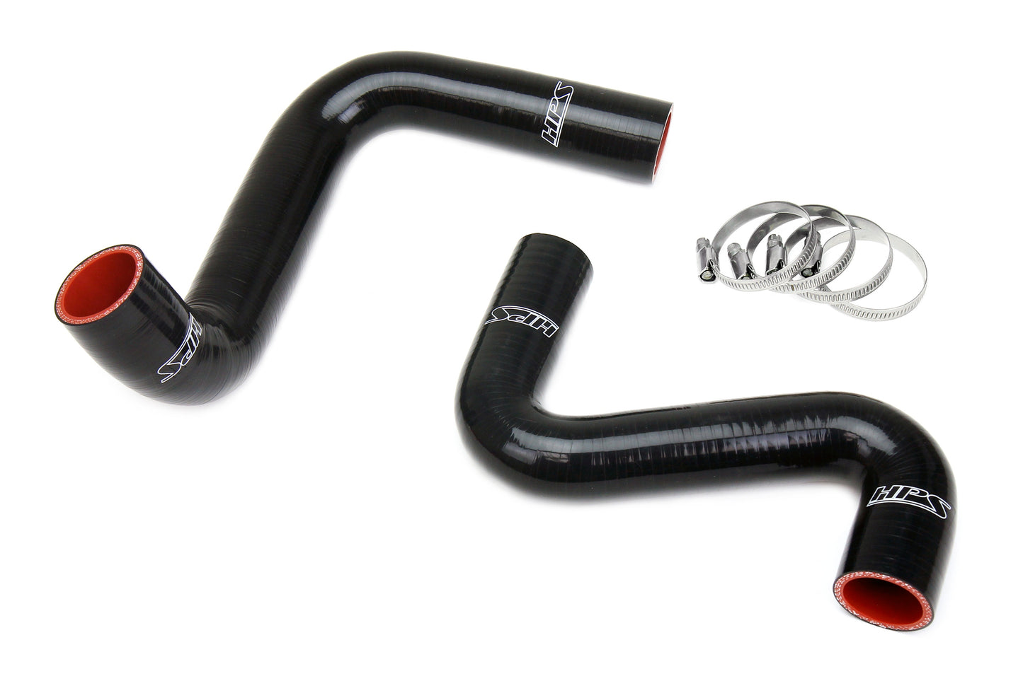 High Temp 3-ply Reinforced Silicone Replaces OEM Rubber Radiator Coolant Hoses.