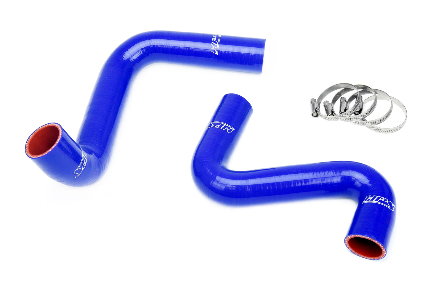High Temp 3-ply Reinforced Silicone Replaces OEM Rubber Radiator Coolant Hoses.