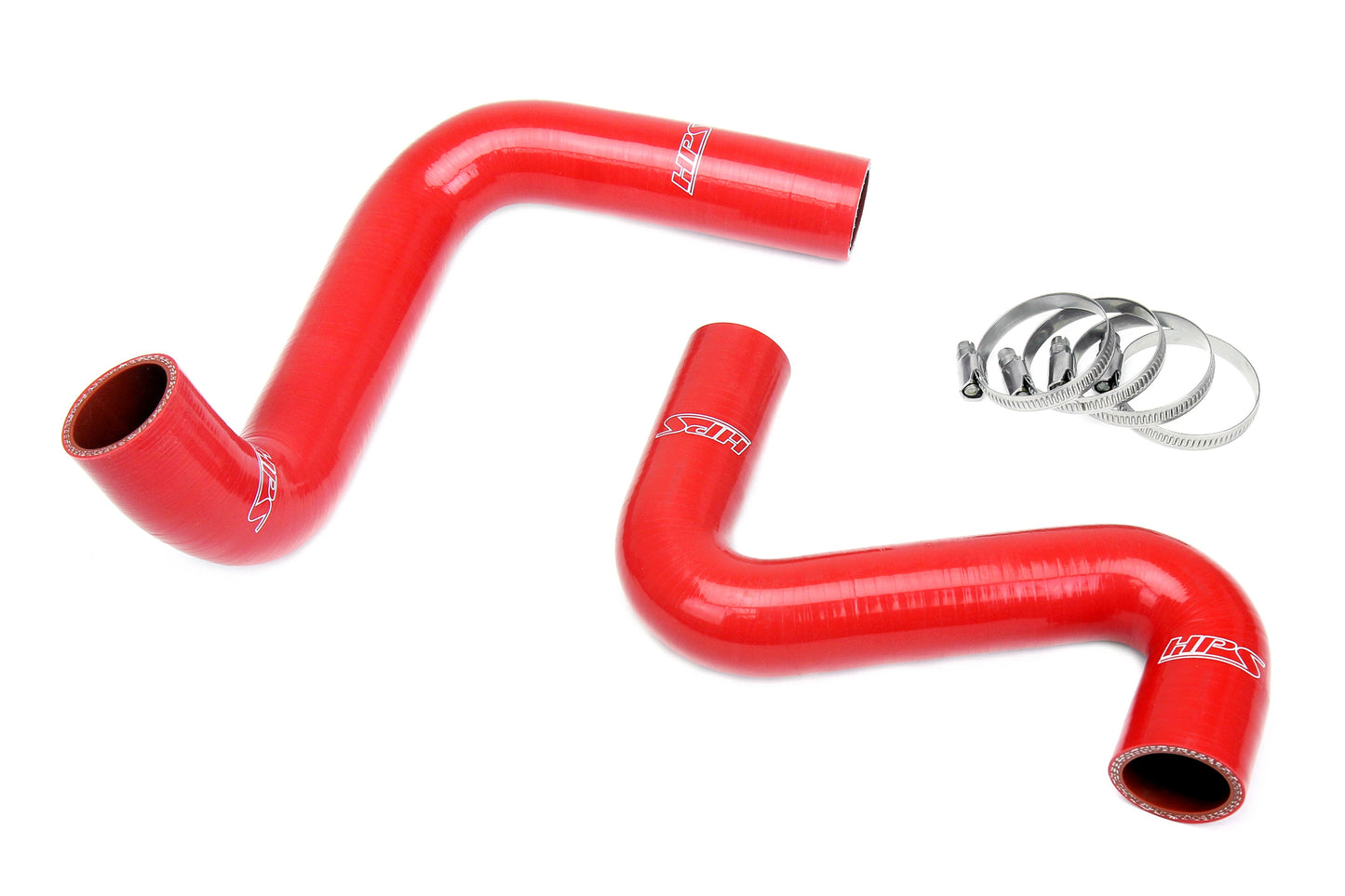 High Temp 3-ply Reinforced Silicone Replaces OEM Rubber Radiator Coolant Hoses.
