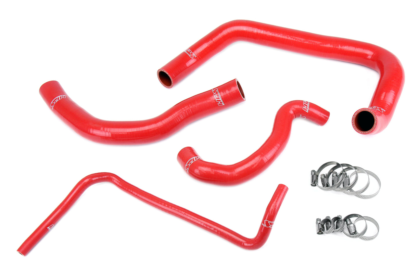 High Temp 3-ply Reinforced Silicone Replaces OEM Rubber Radiator Coolant Hoses.