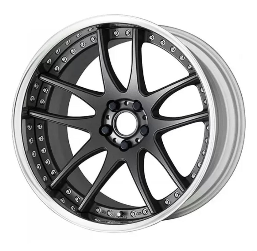 Work Wheels Emotion CR 3 Piece Wheels gunmetal 19x9.5 +36 114.3 bolt pattern