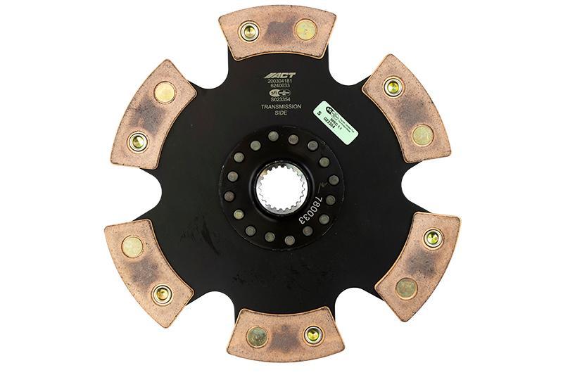 ACT 6 Pad Rigid Race Disc | Multiple Fitments (6240033)