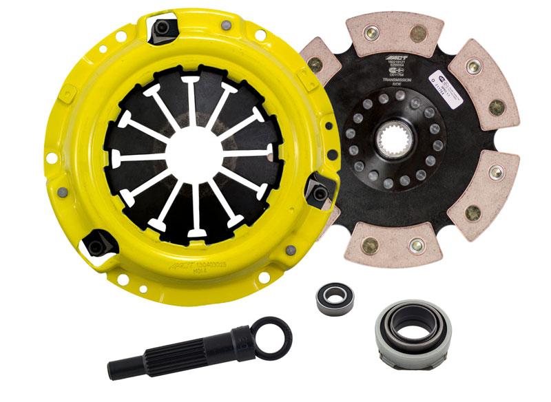 ACT HD/Race Rigid 6 Pad Kit | 1989-1989 Honda Civic (HW3-HDR6)-C-Dub Tech