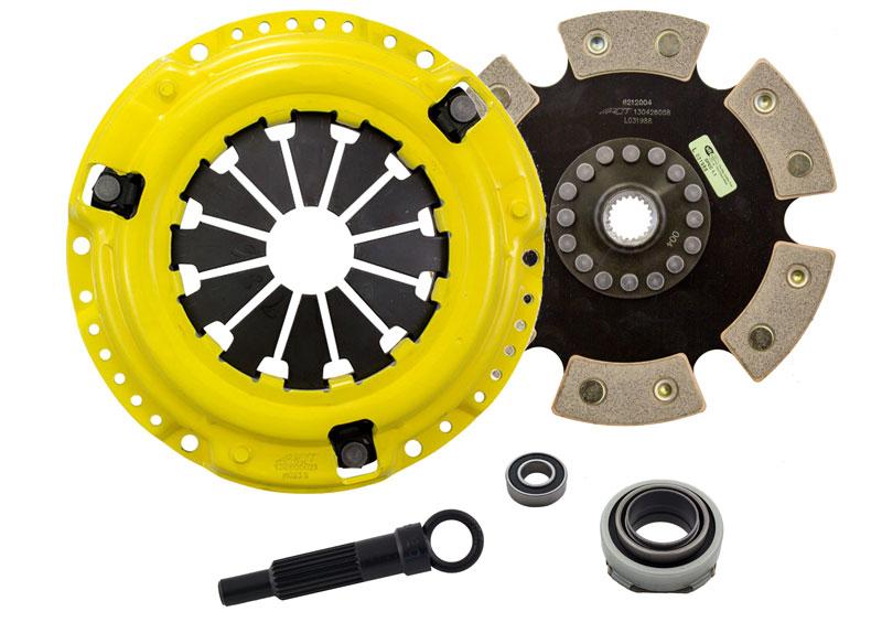 ACT Sport/Race Rigid 6 Pad Kit | 1989-1991 Honda Civic (HW4-SPR6)-C-Dub Tech