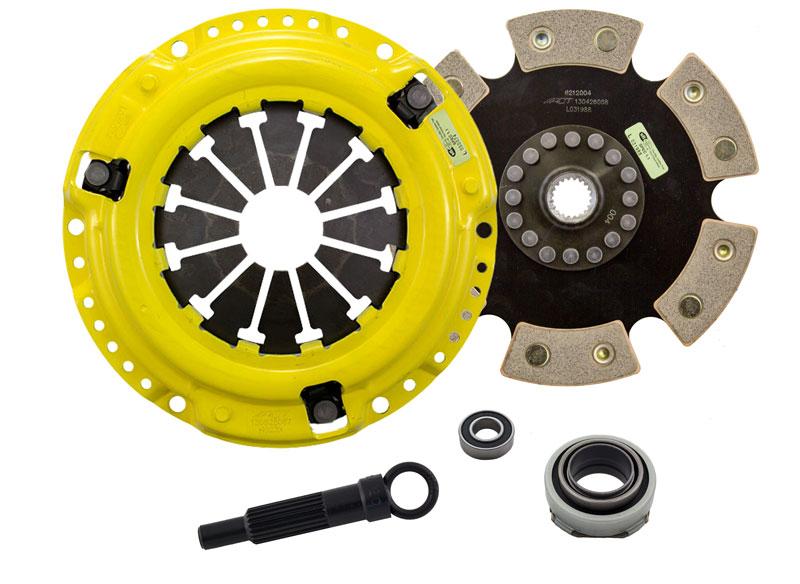 ACT XT/Race Rigid 6 Pad Kit | 1989-1991 Honda Civic (HW4-XTR6)-C-Dub Tech