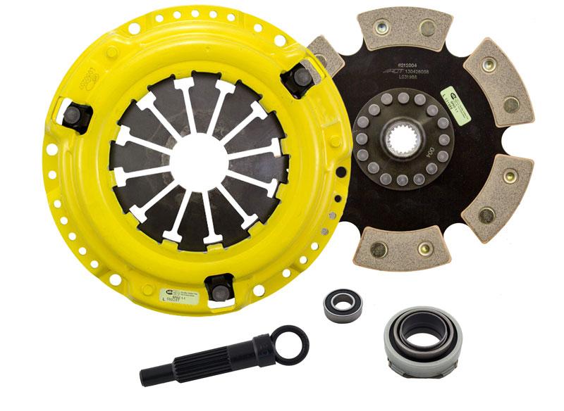 ACT MaXX/Race Rigid 6 Pad Kit | 1989-1991 Honda Civic (HW4-XXR6)-C-Dub Tech