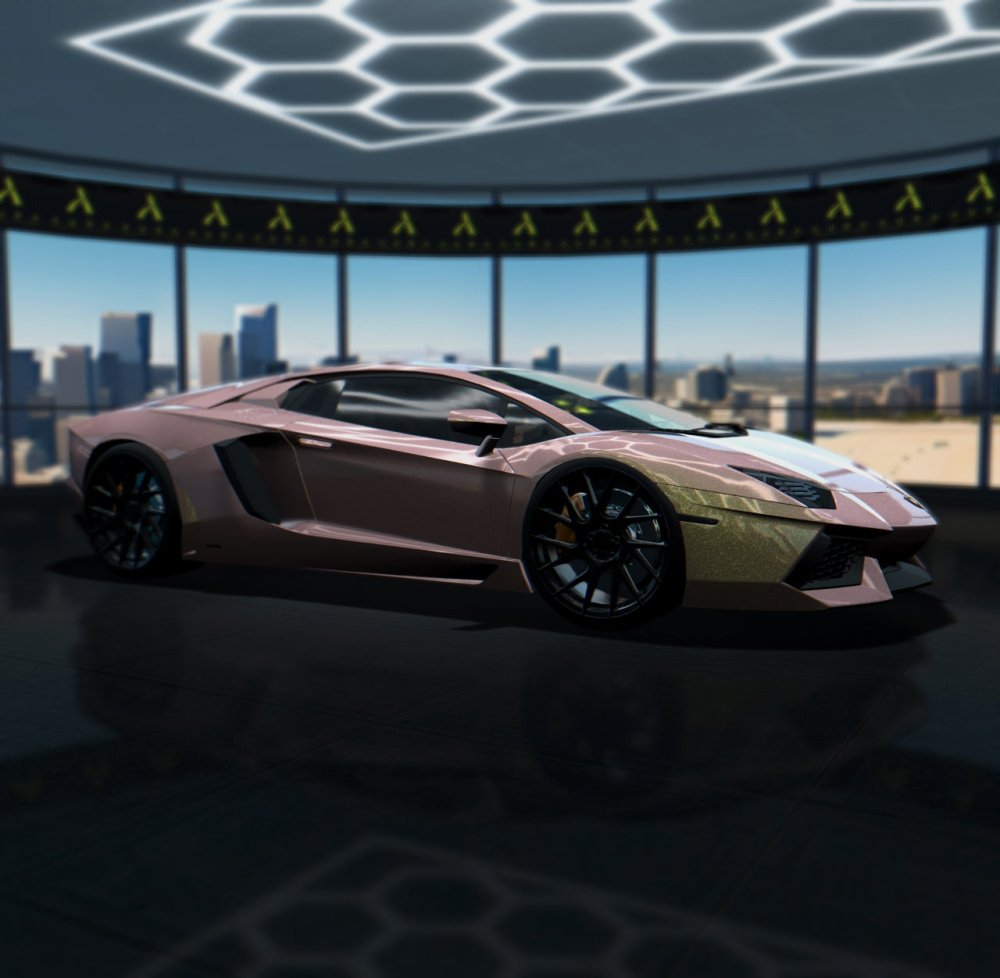 Gloss Diamond Blush Pink Gold Shift