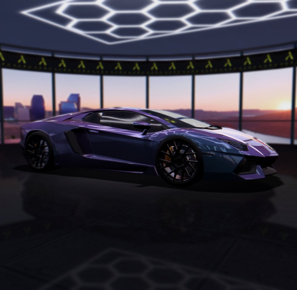 Gloss Diamond Nebula Blue Purple Red