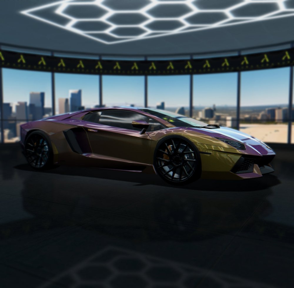 Gloss Diamond Nebula Purple Gold