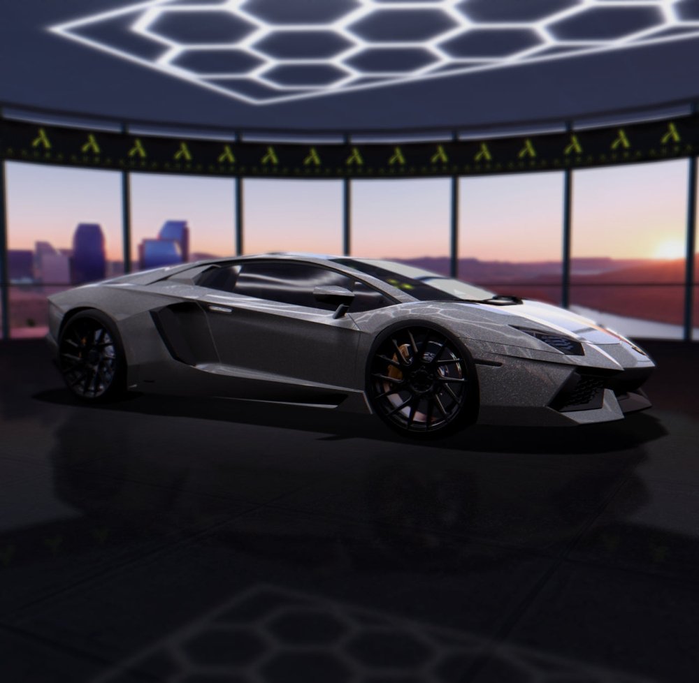 Gloss Diamond Sparkle Battleship Grey