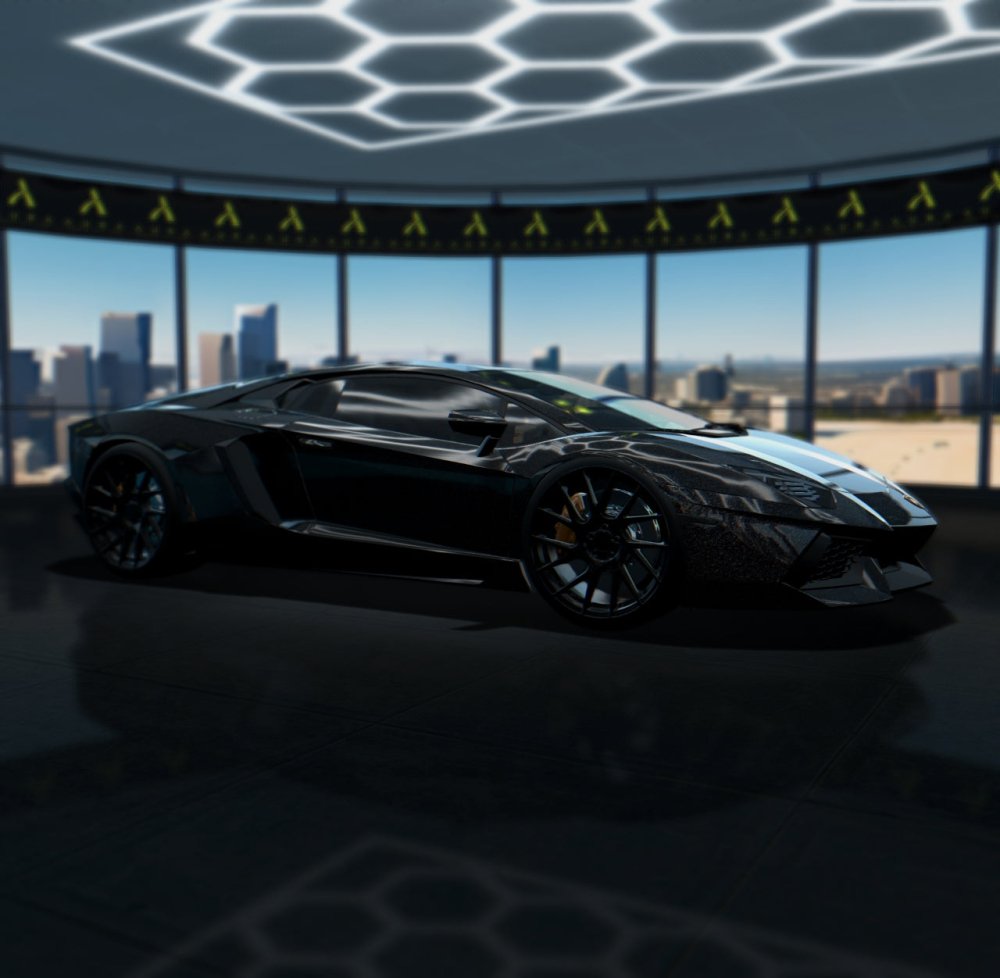 Gloss Diamond Sparkle Black