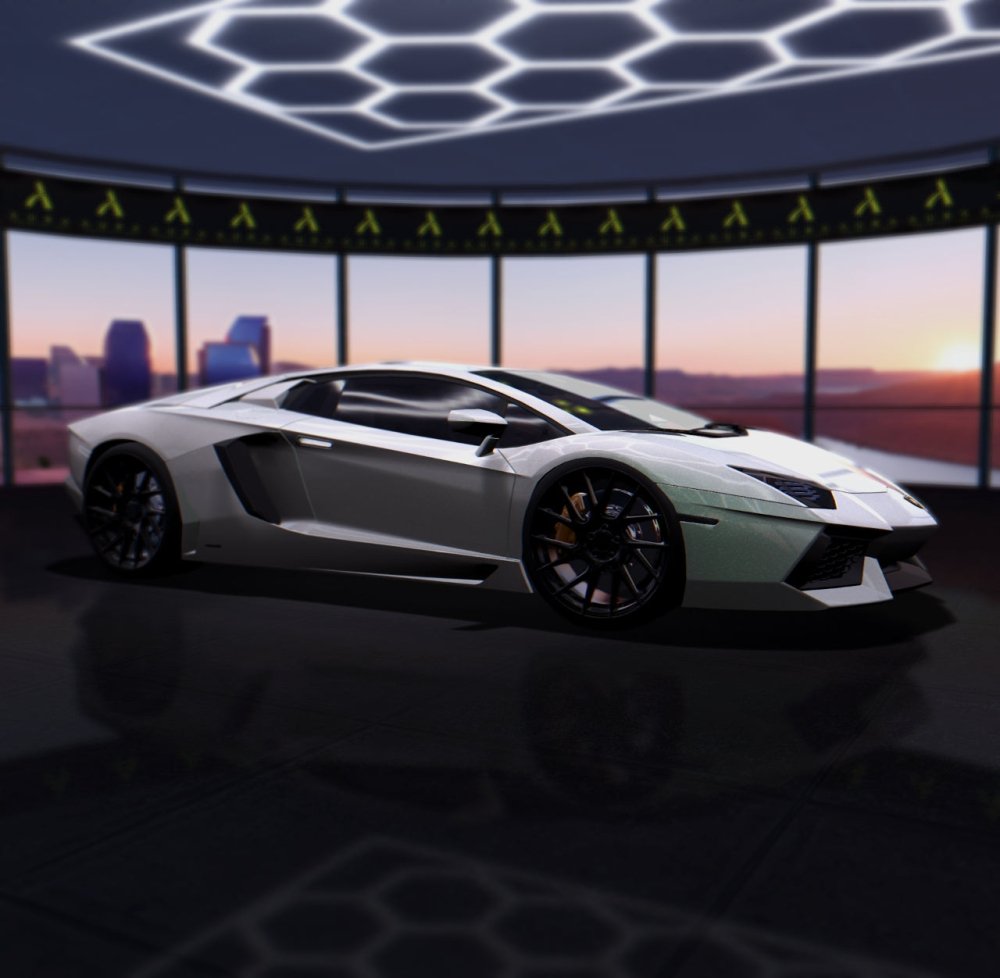 Gloss Diamond White Green Shift