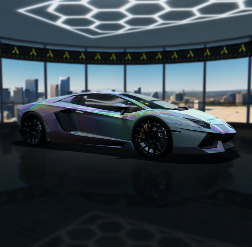 Gloss Iridescent Sea Blue