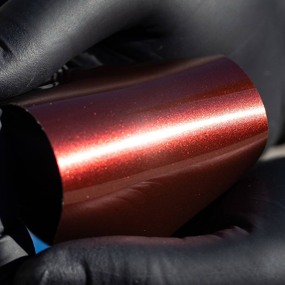 Hyper Gloss Paint Metallic Wine Red PPF