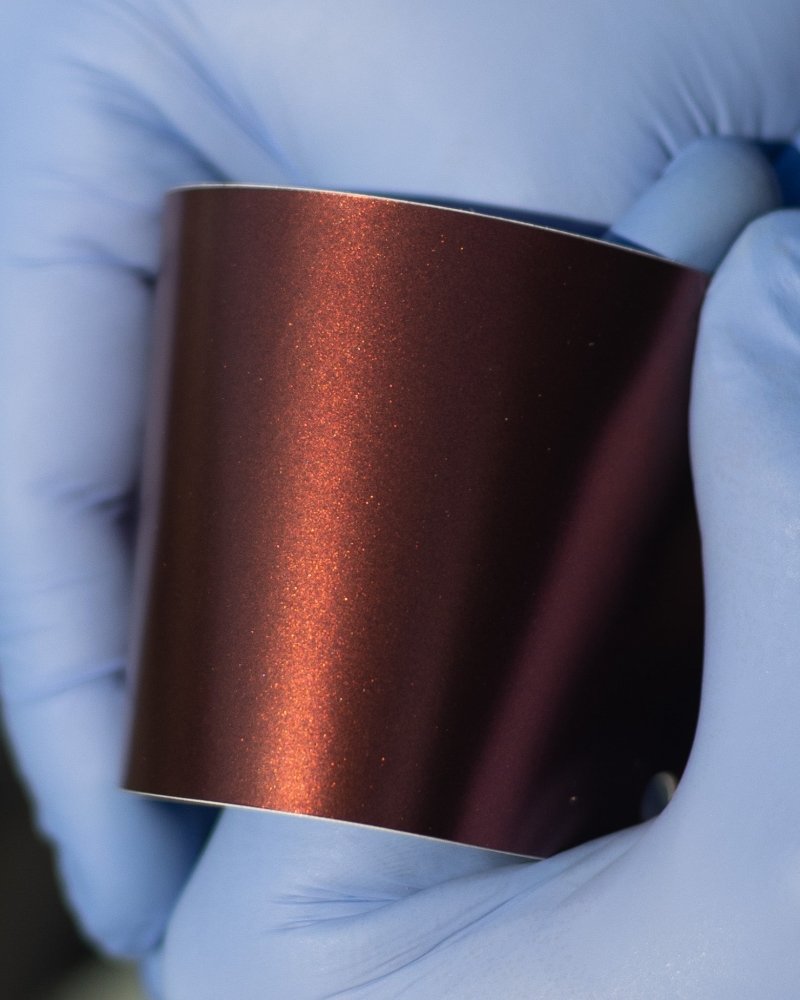 Satin Electric Wine Red