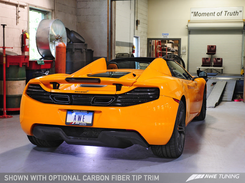 AWE Tuning McLaren MP4-12C Performance Exhaust - Black Tips - 3010-33012-C-Dub Tech