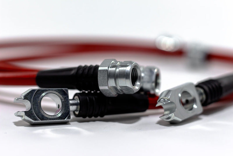 Agency Power 15-20 Audi S3 8V Front Steel Braided Brake - AP-S3-405-C-Dub Tech