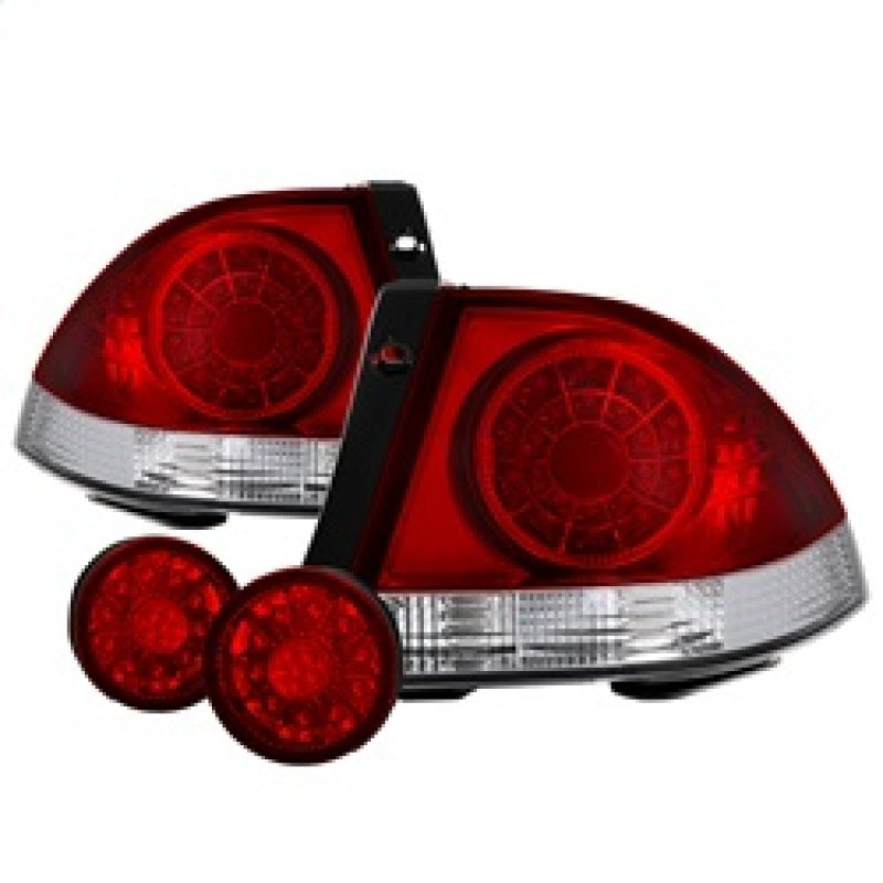 Spyder 01-03 Lexus IS300 LED Tail Lights - Red Clear - 5085061
