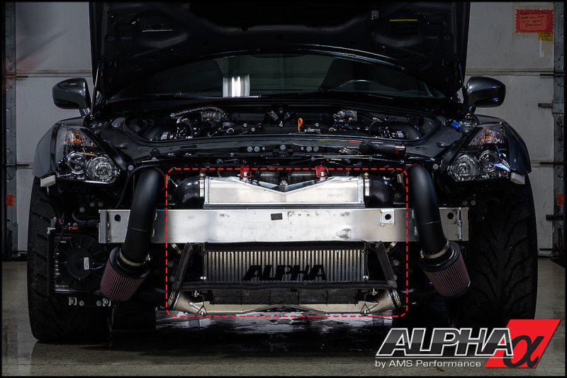 AMS Performance 09-11 Nissan GT-R Alpha Race Front Mount Intercooler - ALP.07.09.0008-1-C-Dub Tech