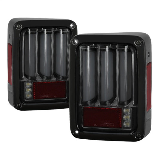Spyder 07-16 Jeep Wrangler Verison 2 Light Bar LED Tail - 5084781