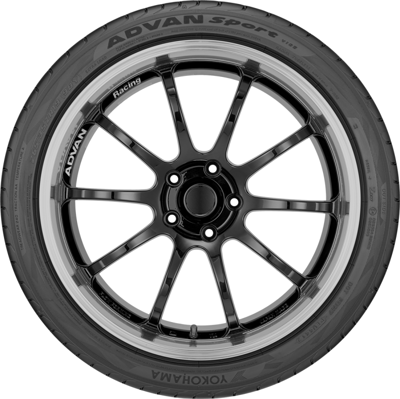 Yokohama Advan Sport V105 Tire - 275/40ZR19 105Y - 110193337