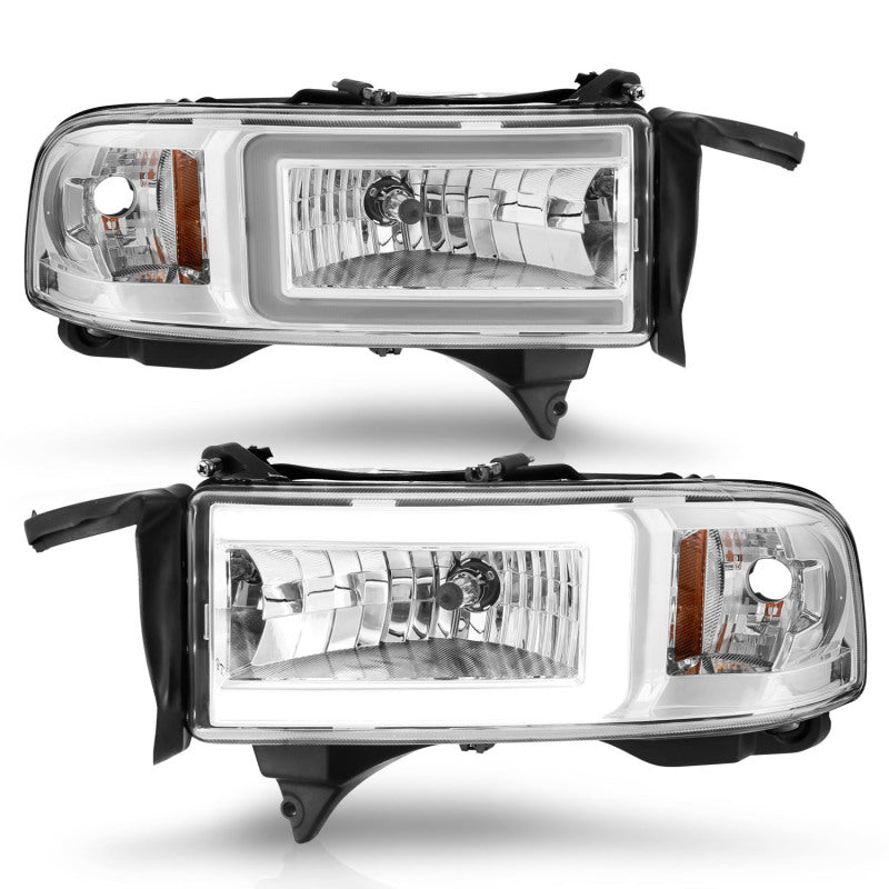 ANZO 94-02 Dodge RAM Crystal Headlight - w/ Light Bar - 111555-C-Dub Tech