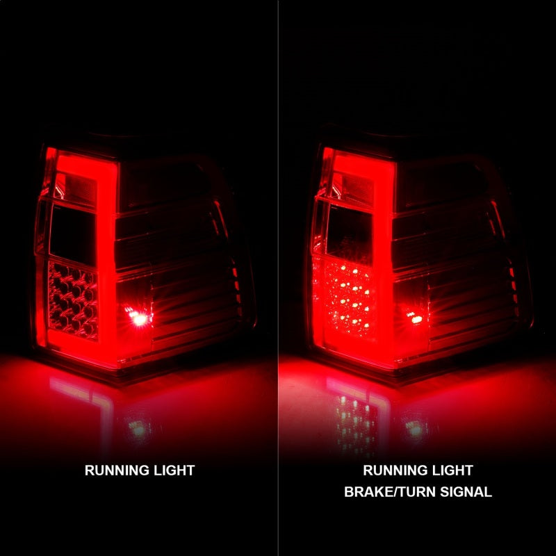 ANZO 07-17 For Expedition LED Taillights w/ Light Bar Chrome - 311410-C-Dub Tech